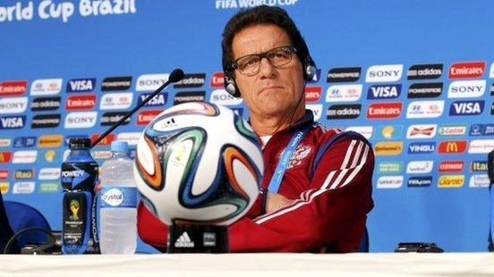 Russia coach Fabio Capello