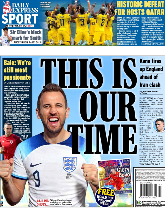 Express back page