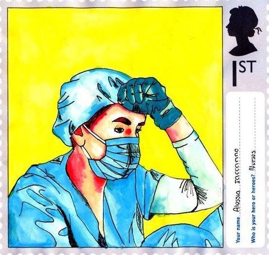 illustration-of-medical-worker-wiping-brow