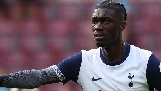 Yves Bissouma in action for Tottenham