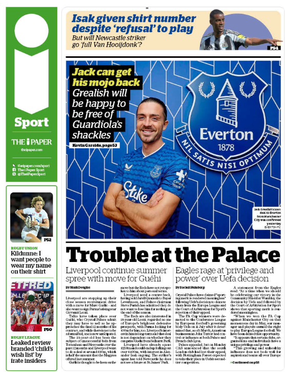 The i back page