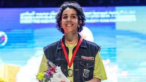 B-Girl Elmamouny of Morocco wins gold at the African Championships in May 2023