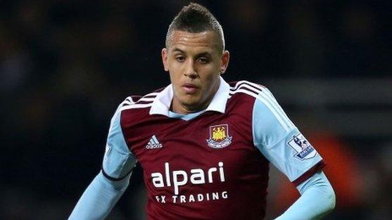 West Ham midfielder Ravel Morrison