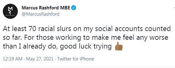 rashford tweet