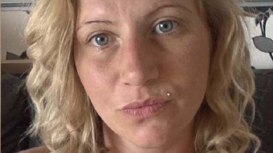 A selfie of Charlene Dowsell, who has light blonde curly hair and blue eyes