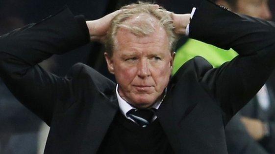 Newcastle manager Steve McClaren