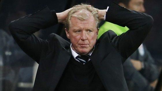 Newcastle manager Steve McClaren