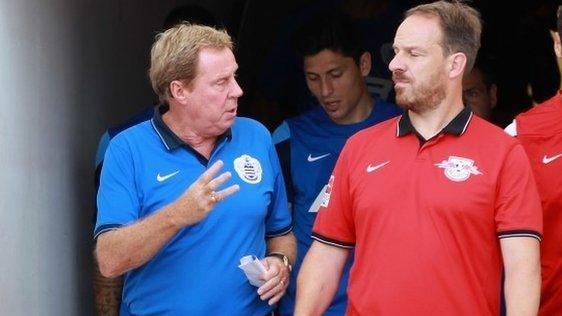 QPR manager Harry Redknapp and RB Leipzig counterpart Alexander Zorniger