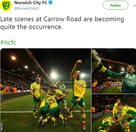 Norwich on Twitter