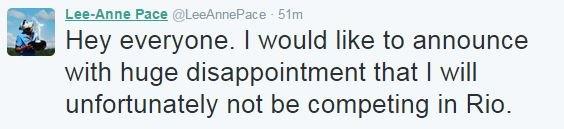 Lee-Anne Pace Twitter