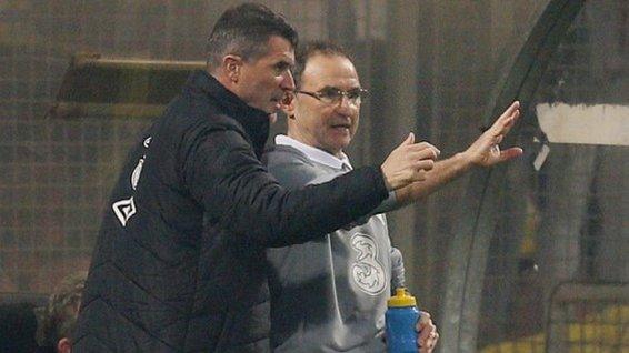 Martin O'Neill and Roy Keane