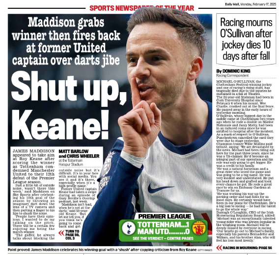 Mail back page