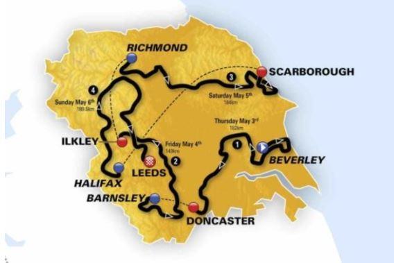 Tour de Yorkshire route