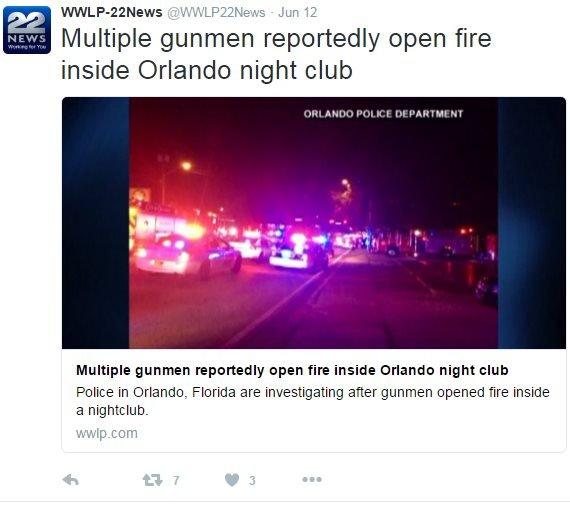 Multiple gunmen reportedly open fire inside Orlando night club