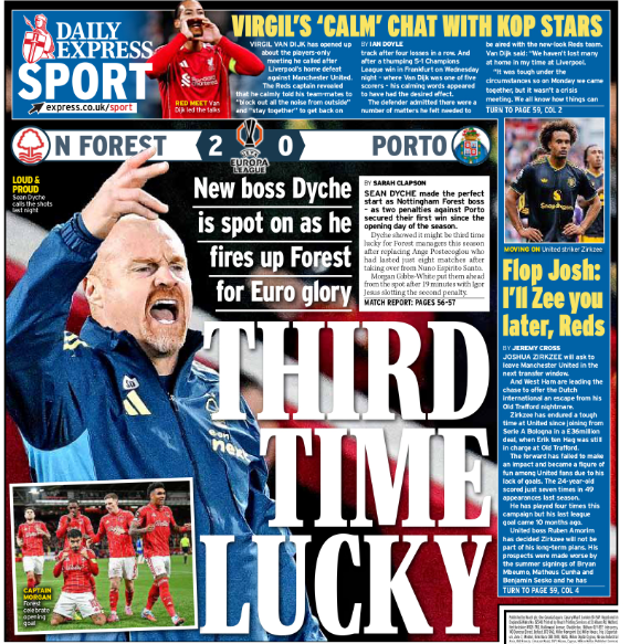  'Third time lucky'