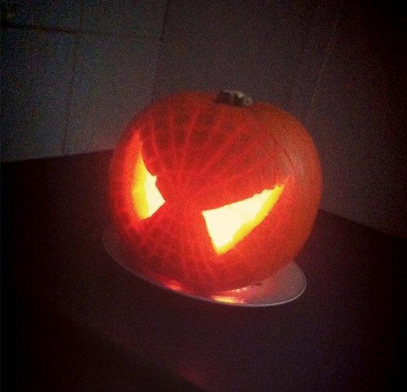 Spiderman pumpkin