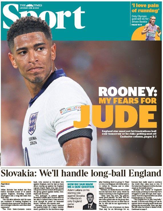 The Times sports section