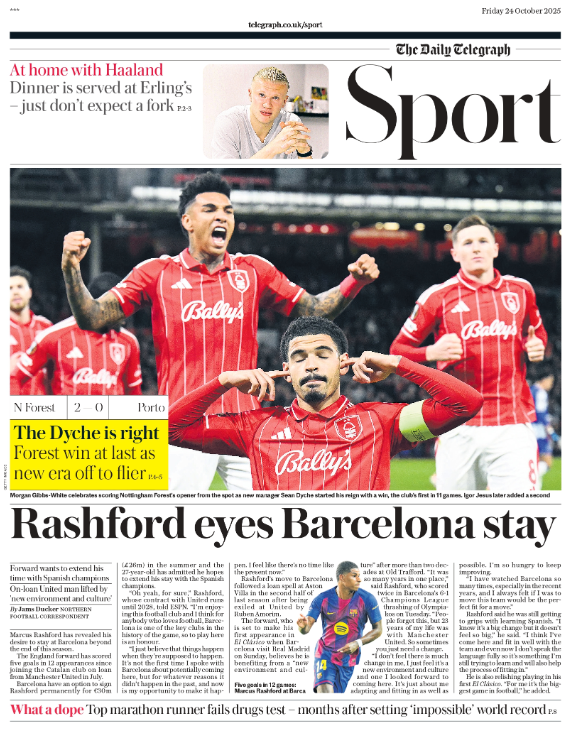  'Rashford eyes Barcelona stay'