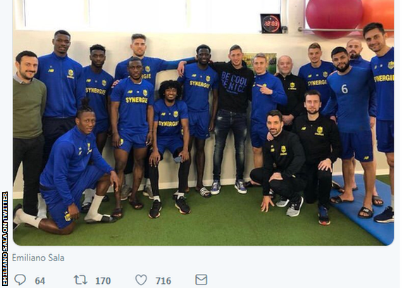 Emiliano Sala tweet