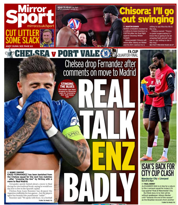 Mirror back page