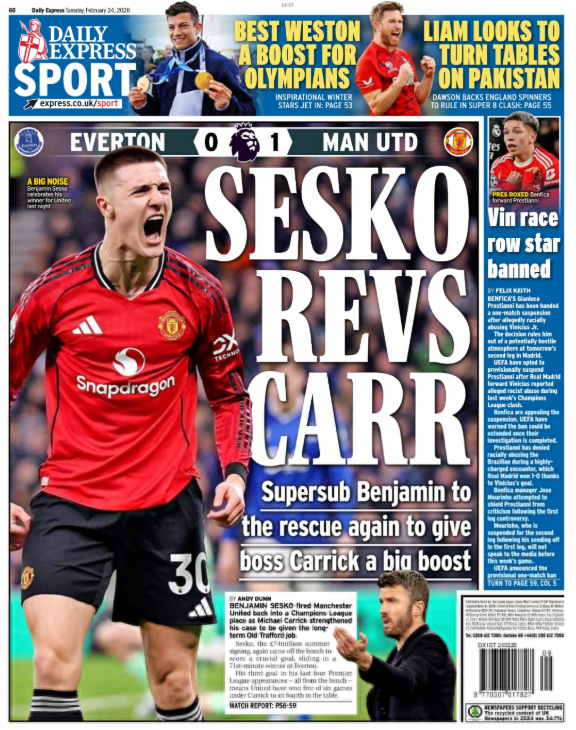 Express back page
