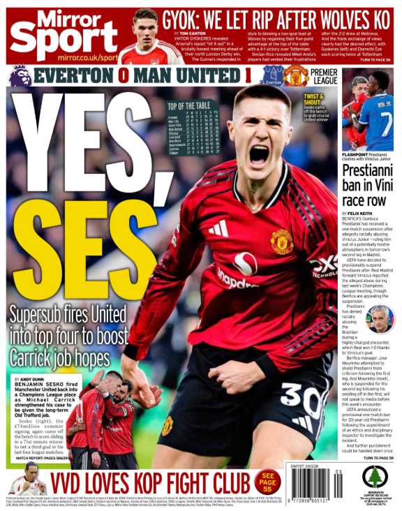 Mirror back page
