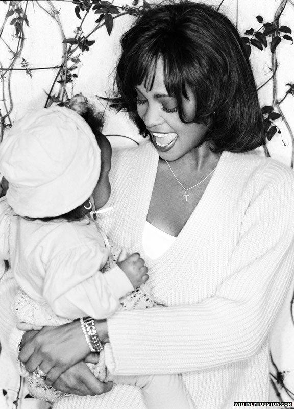 Whitney Houston and Bobbi Kristina Brown