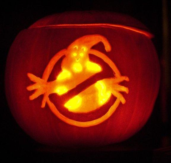 Ghostbusters pumpkin