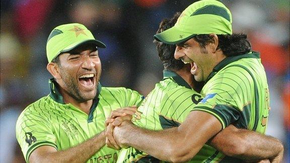 Pakistan celebrate victory