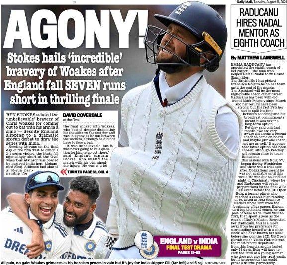 Mail back page
