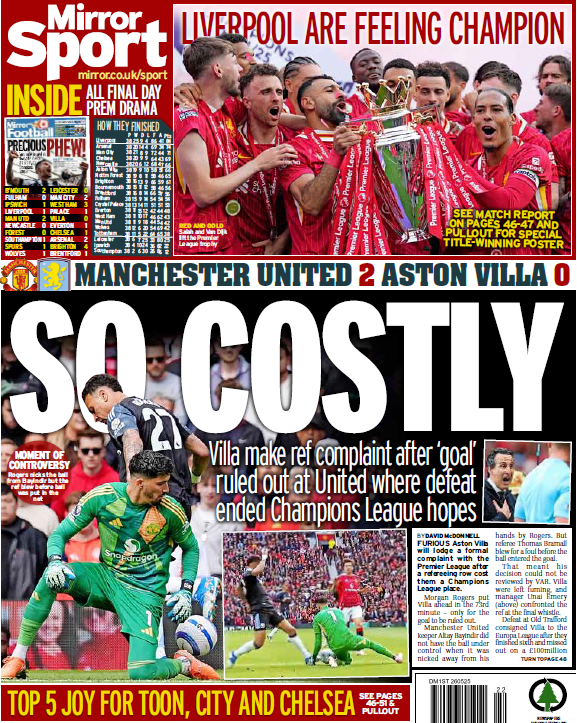 Mirror back page