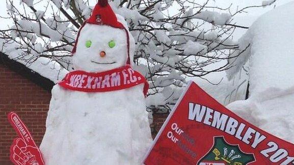 Wrexham snowman