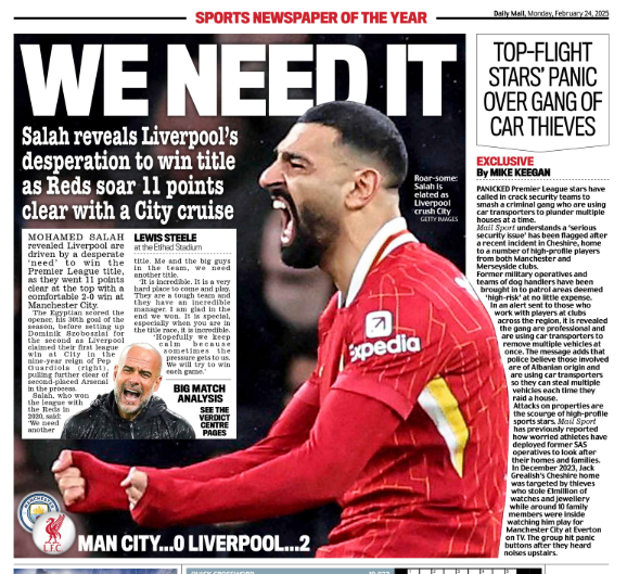 Mail back page