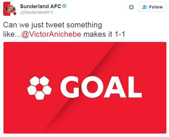 Sunderland Anichebe tweet