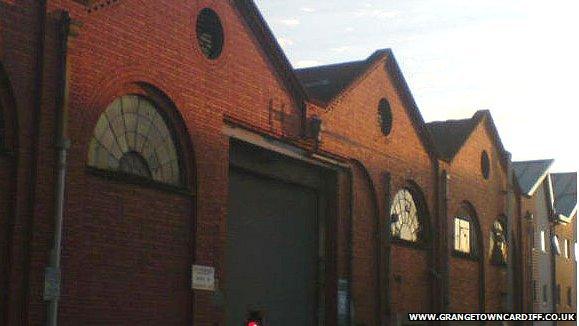 Former tram sheds in Grangetown