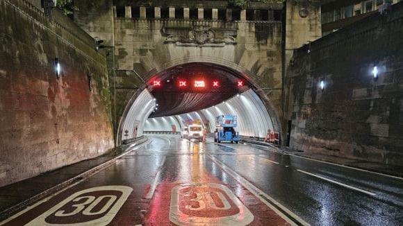 The entrance to Queensway Tunnel