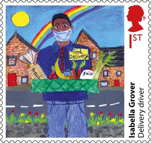 Delivery driver stamp