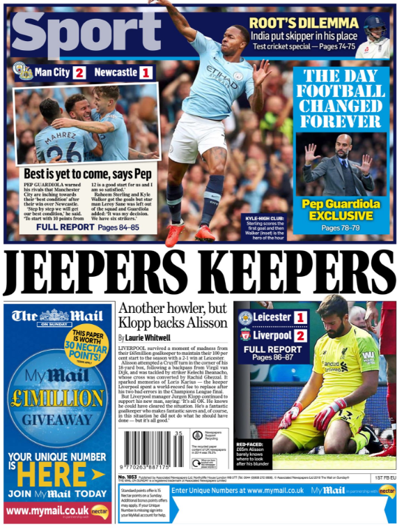 Mail on Sunday