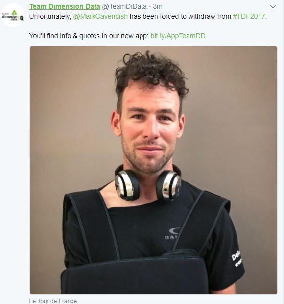 Team Dimension Data tweet