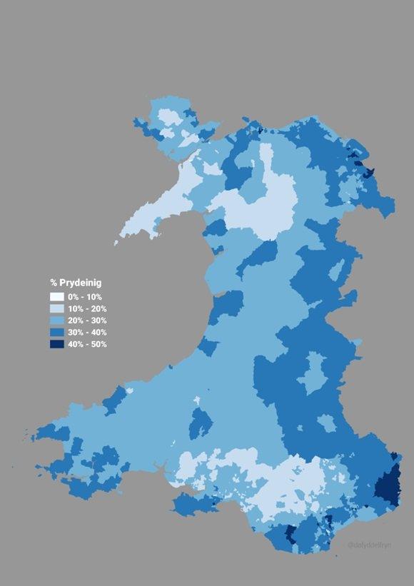 Map Prydeindod