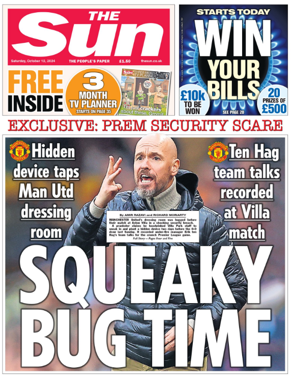 Sun front page