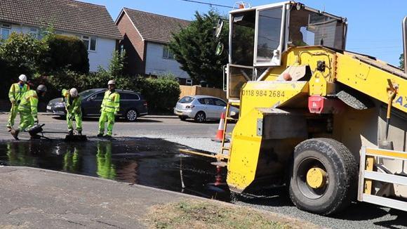 Road repairs