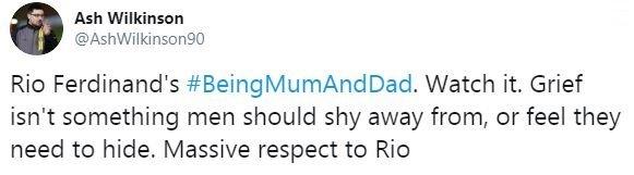 Rio Ferdinand's Being Mum and Dad won a Bafta