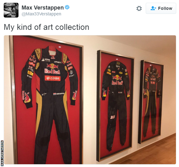 Max Verstappen tweet