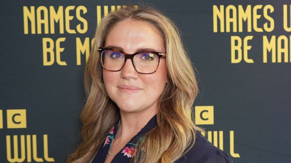 Cassie Patten at Radio 5 live programme, Names Will Be Made