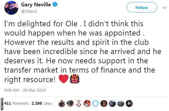 Gary Neville twitter