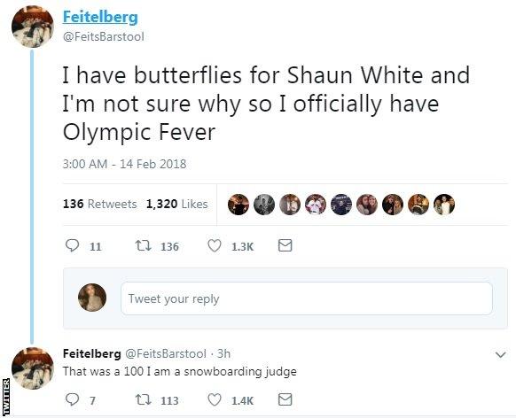 Shaun White tweet