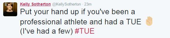 Kelly Sotherton tweet