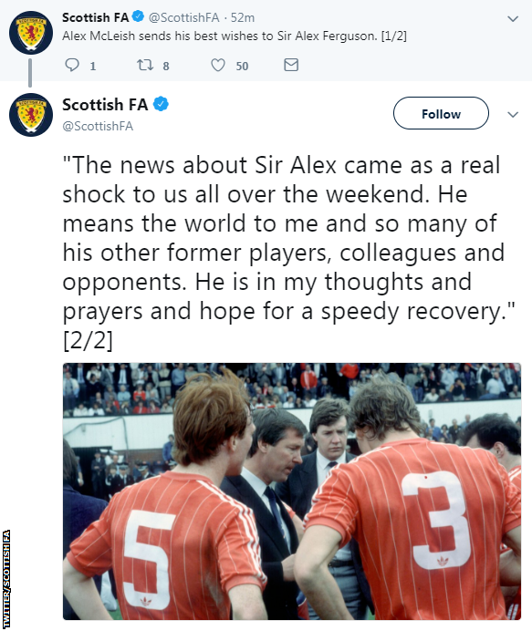 Scottish FA tweet