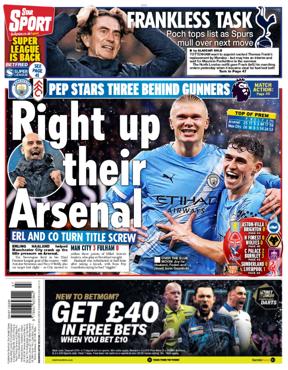 Star back page